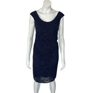 ESCADA Textured Lace Dress wBuilt-in Bra